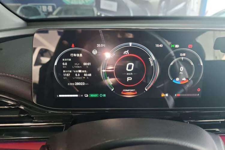 Used GAC Trumpchi EMPOW 2023 Shadow Leopard H Smart Hybrid Edition Odometer Close Up