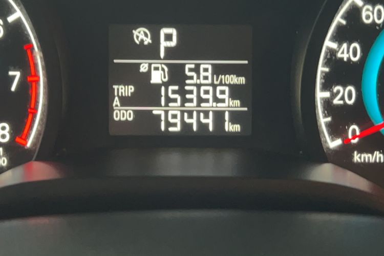 Used Chevrolet Cavalier 2019 320 Automatic Xinyue Edition Odometer Close Up