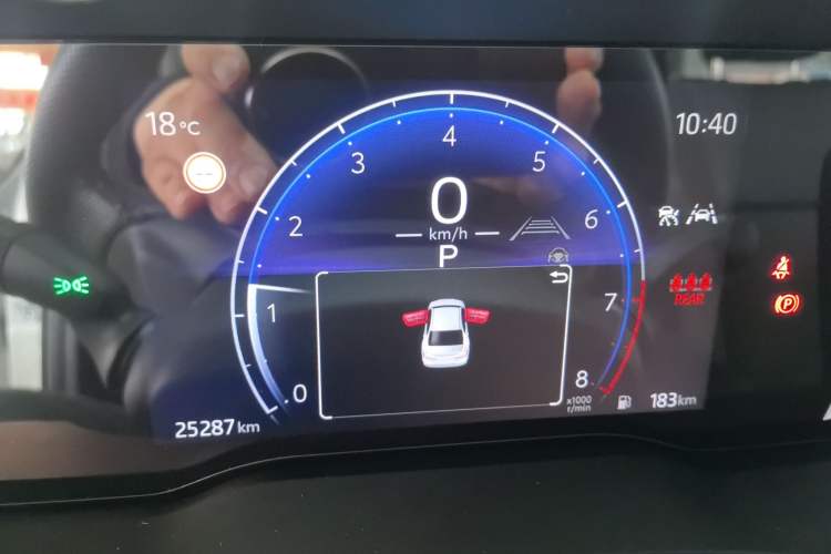 Used Toyota Camry 2024 2.0 GVP Luxury Edition Odometer Close Up