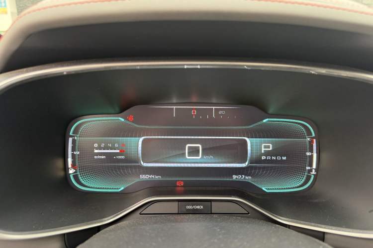 Used Citroen C5 AIRCROSS 2017 350THP Fashion Edition Odometer Close Up