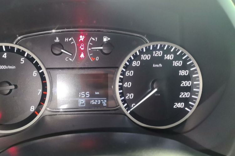 Used Nissan Sylphy 2016 1.6 XL CVT Luxury Edition Odometer Close Up