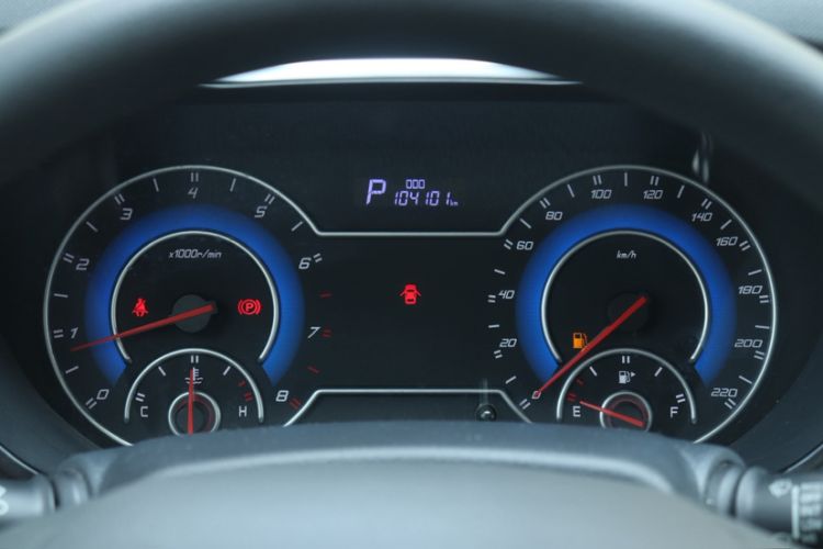 Used Haima Fumei MPV 2017 7-Seater Version 1.5T Automatic – Comfort & Enjoyment Trim Odometer Close Up