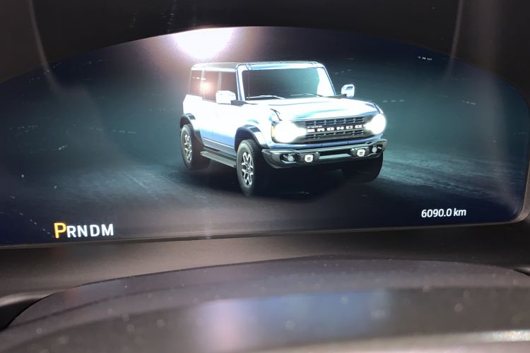 Used Ford Bronco 2024 2.3T Wilderness Odometer Close Up