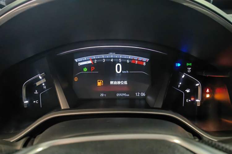 Used Honda Breeze 2021 240TURBO CVT Two-Wheel Drive Smart Enjoyment Version Odometer Close Up