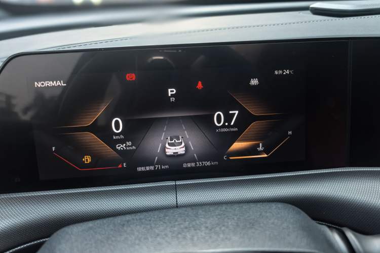 Used CHANGAN UNI-T 2020 1.5T Prestige Version Odometer Close Up