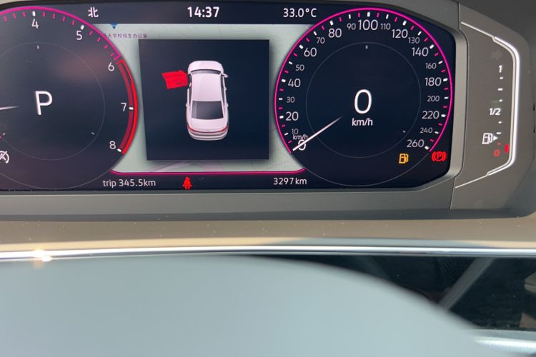 Used Volkswagen Passat 2024 380TSI Dragon Glory Edition Odometer Close Up