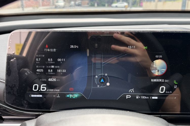 Used GAC Trumpchi EMPOW 2024 270T DCT Yingbao R-Style Edition Odometer Close Up