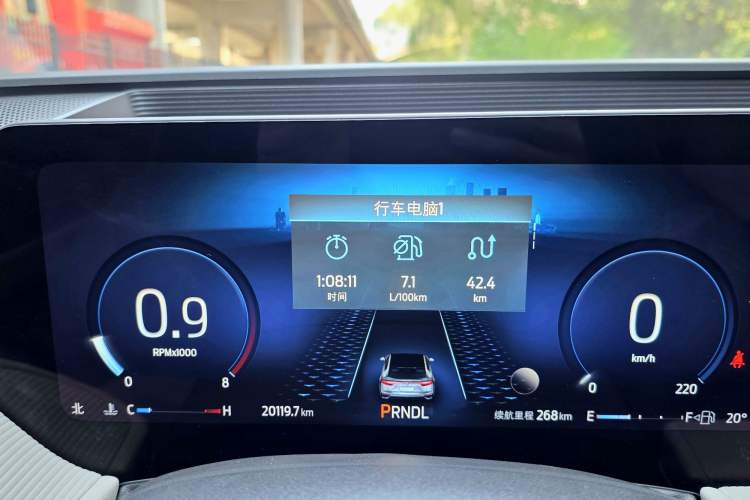 Used Ford EVOS 2022 EcoBoost 245 Style Edition Odometer Close Up