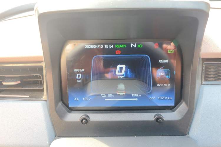 Used Chery QQ Ice Cream 2024 205km Sundae Odometer Close Up