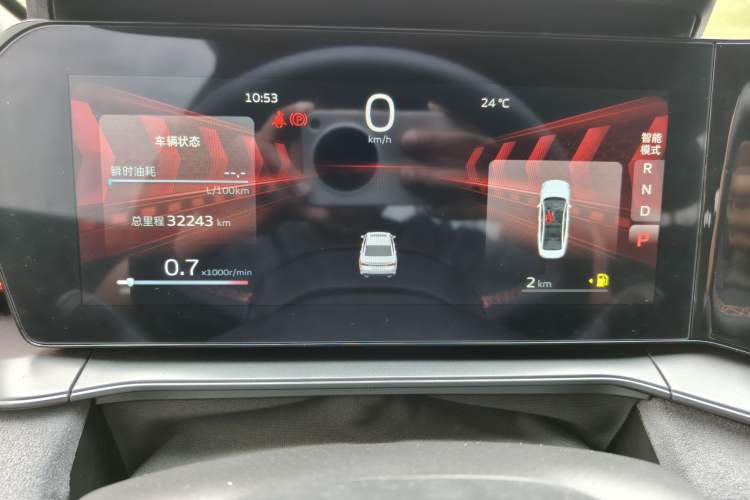 Used Geely Auto Binray 2022 Binrui COOL 1.5T DCT Electric Edition Odometer Close Up