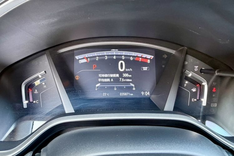 Used Honda Breeze 2021 240TURBO CVT Front-Wheel Drive Elite Edition Odometer Close Up