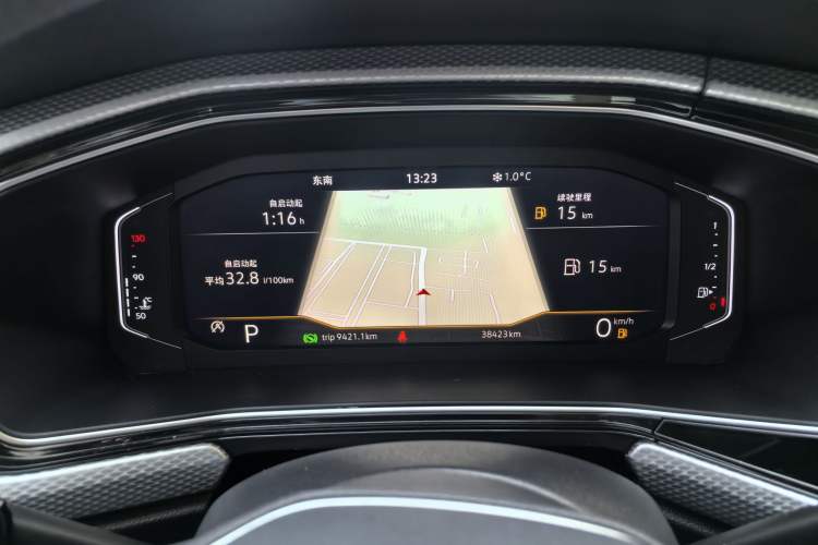 Used Volkswagen Tacqua 2021 1.5L Automatic Yue Zhi Lian Edition Odometer Close Up