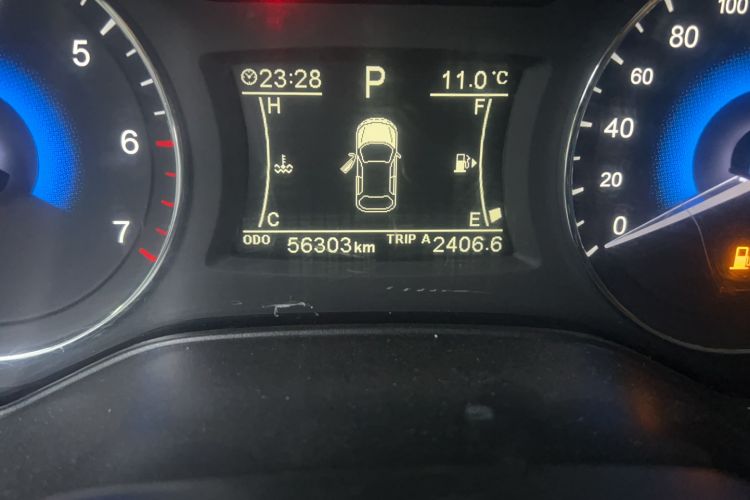 Used Dongfeng Fengon 580 2020 1.5T CVT Luxury Edition Odometer Close Up