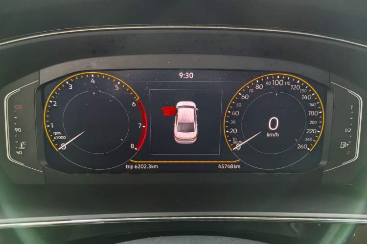 Used Volkswagen Passat 2022 330TSI Starry Elite Edition Odometer Close Up