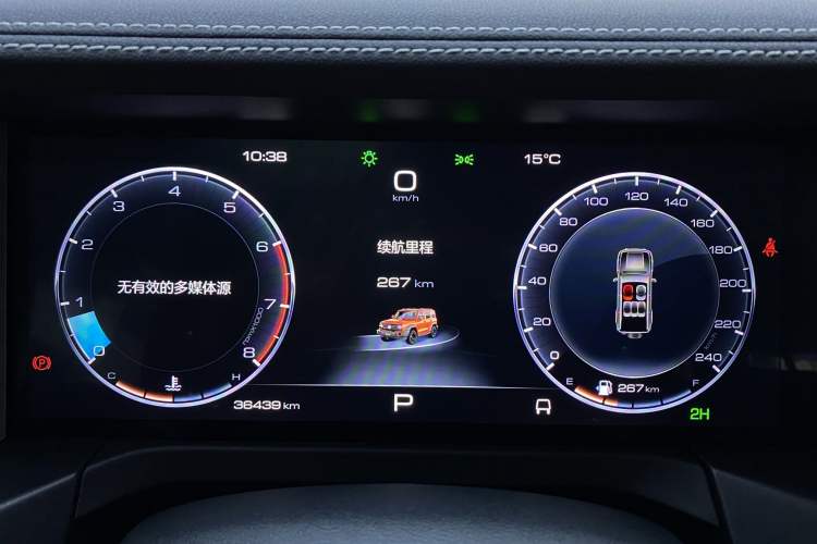 Used Tank 300 2024 2.0T Conqueror Odometer Close Up