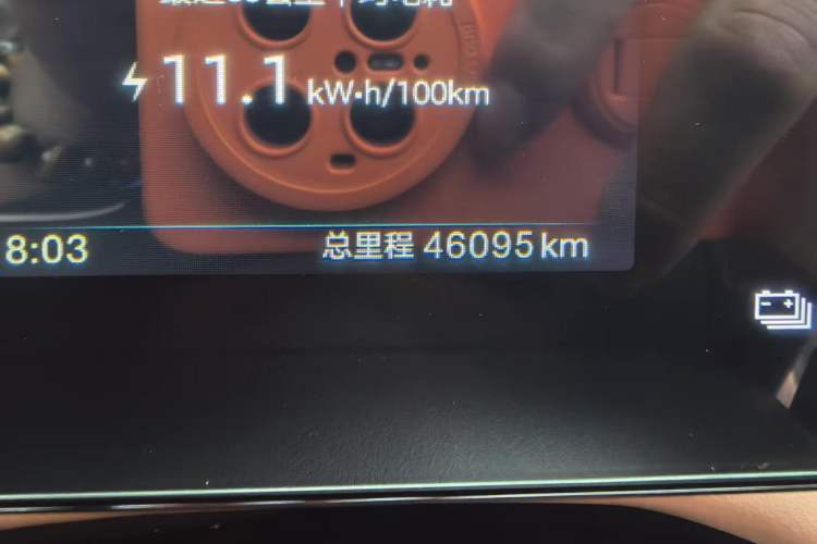 Used BYD Seagull 2025 405 km Flying Edition Odometer Close Up