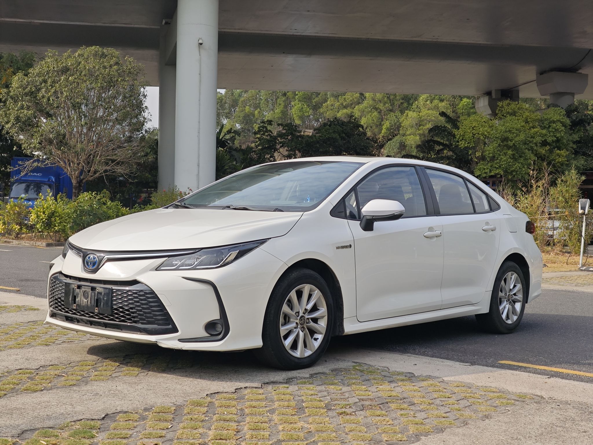 تحت مقدمة السيارة