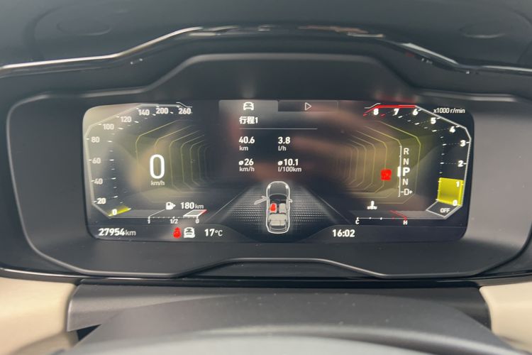 Used Lynk & Co 02 2022 2.0T DCT Shine Pro Odometer Close Up