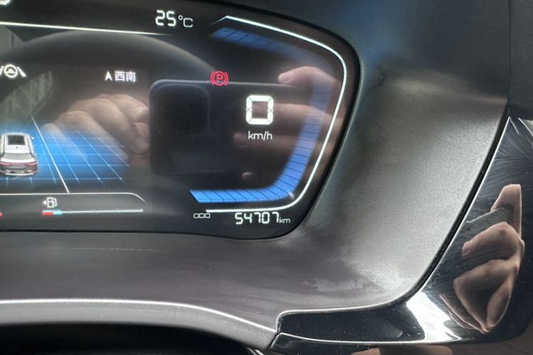 Used BYD Song PLUS 2020 1.5T Automatic Prestige Version Odometer Close Up