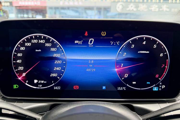 Used Mercedes-Benz C-Class 2023 C 260 L Sport Edition Odometer Close Up