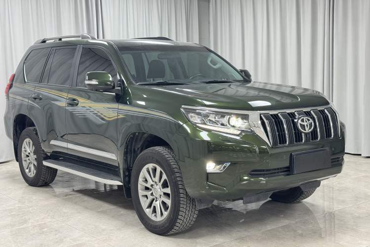 Used Toyota Prado 2018 3.5L Automatic TX-L with Rear-Mounted Spare Tire Exterior 2