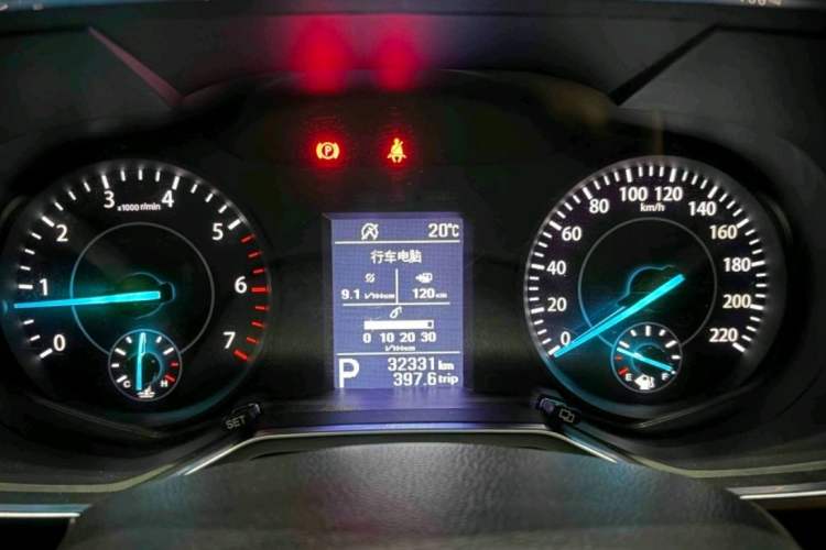 Used Ford Territory 2019 Custom Edition Odometer Close Up