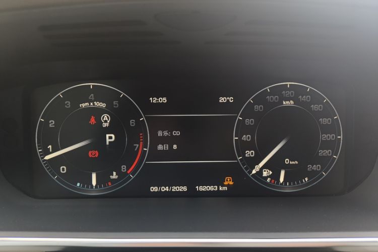 Used Land Rover Range 2014 3.0 SC V6 Vogue Odometer Close Up