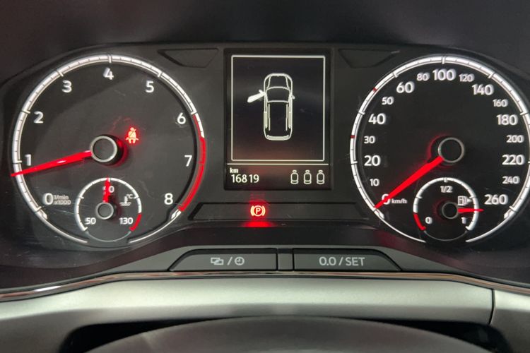 Used Volkswagen T-Cross 2021 1.5L Automatic Comfort Edition Odometer Close Up