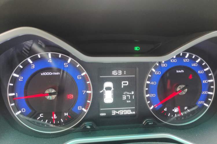 Used Geely Auto Vision X3 2017 1.5L Automatic Luxury Model Odometer Close Up