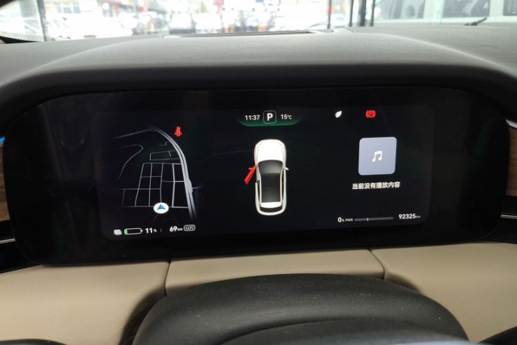 Used Hima AITO M5 2022 Pure Electric Rear-Drive Standard Edition Odometer Close Up