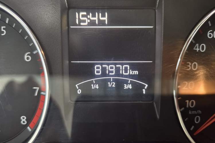 Used Volkswagen Polo 2016 1.6L Automatic Comfort Model Odometer Close Up