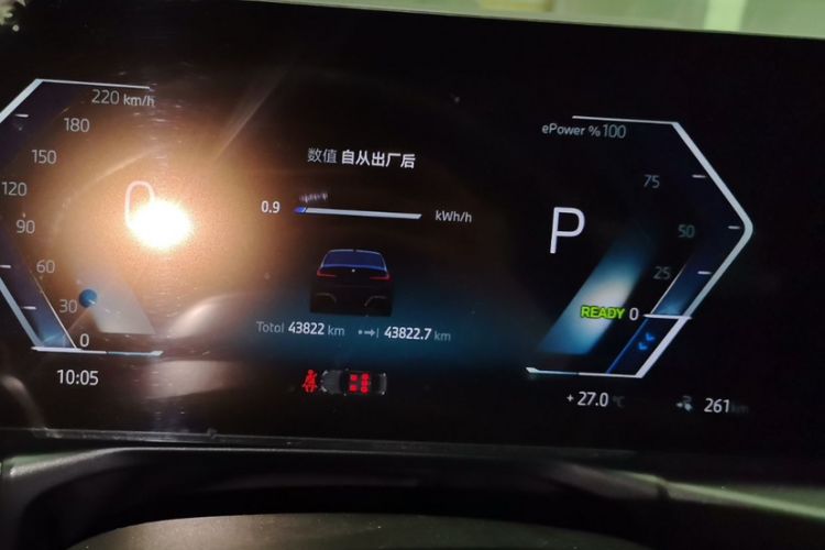 Used BMW i3 2024 eDrive 40 L Midnight Edition Odometer Close Up