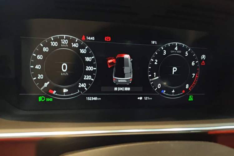 Used Land Rover Range Sport 2018 3.0 SC V6 HSE DYNAMIC Odometer Close Up