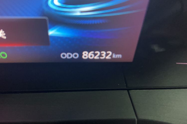 Used CHANGAN CS75 PLUS 2022 1.5T Automatic Luxury Model Odometer Close Up