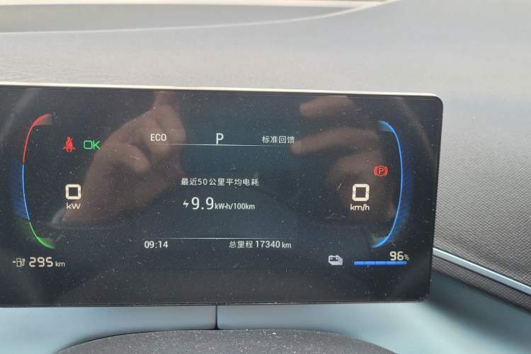 Used BYD Seagull 2023 Free Edition Odometer Close Up