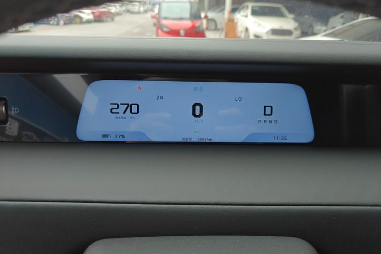 Used iCAR V23 2025 401 Two-Wheel Drive Intelligent Driving Version Odometer Close Up