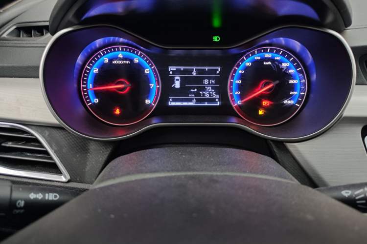 Used Geely Auto Vision 2018 1.5L Manual Happiness Edition Odometer Close Up