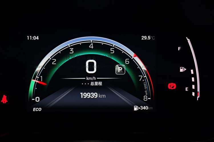 Used GAC Trumpchi GS4 2023 270T Automatic Smart Drive Navigation Edition Odometer Close Up