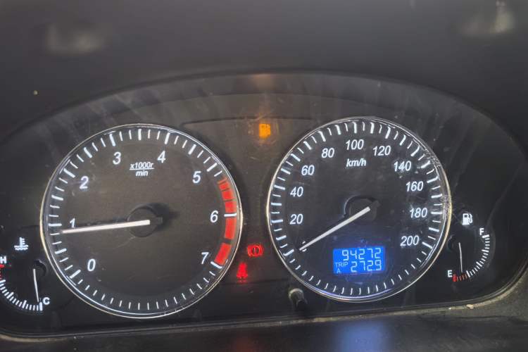 Used BAIC Weiwang M20 2014 1.5L Basic Version DAM15DL Odometer Close Up