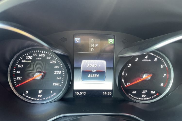 Used Mercedes-Benz GLC Coupe 2018 GLC 200 4MATIC Coupe SUV Odometer Close Up