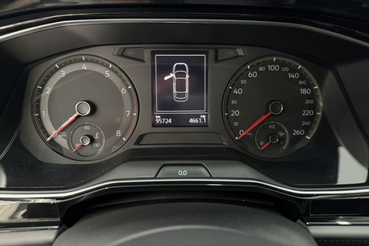 Used Volkswagen Sagitar 2020 280TSI DSG Comfort Version China VI Standard Odometer Close Up