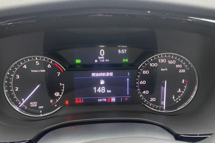 Used Cadillac XT6 2022 2.0T Six-Seater Four-Wheel-Drive Luxury Version Odometer Close Up