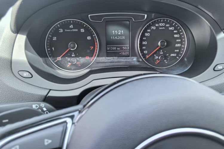 Used Audi Q3 2017 30 TFSI Fashion Model Odometer Close Up