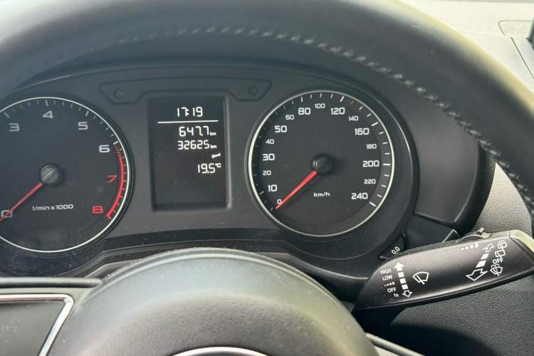 Used Audi A1 2014 30 TFSI Sportback Fashion Model Odometer Close Up