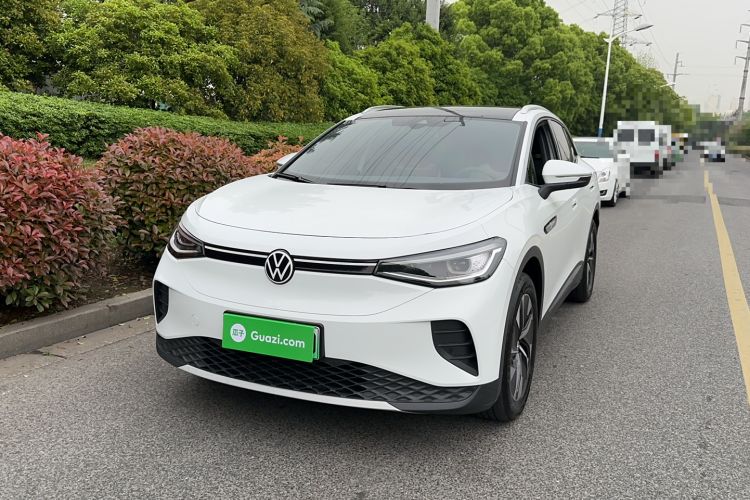 Used Volkswagen ID.4 CROZZ 2022 Long-Range PURE+ Edition Front Left 45 Deg