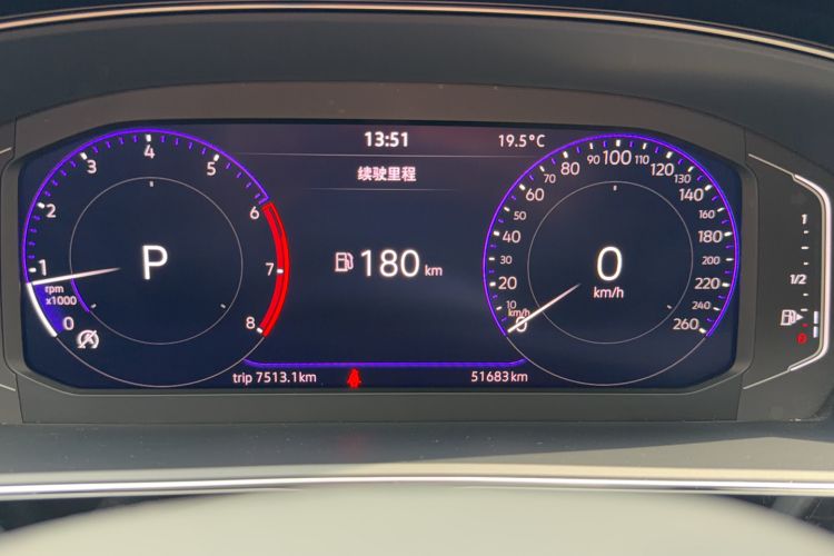 Used Volkswagen Passat 2023 Revised 330TSI Elite Edition Odometer Close Up