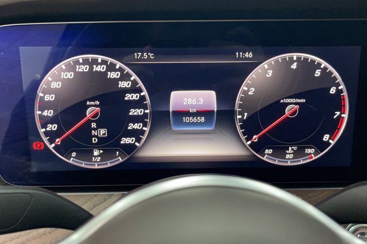 Used Mercedes-Benz E-Class 2019 Restyled E 300 L Luxury Edition Odometer Close Up