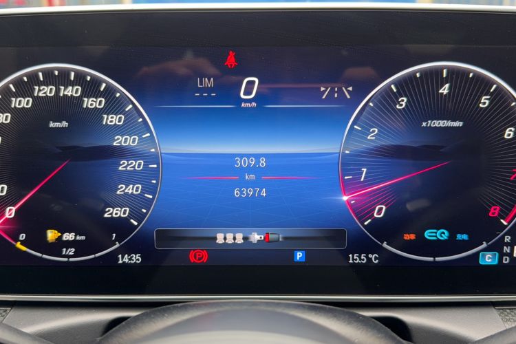 Used Mercedes-Benz C-Class 2022 C 260 L Sport Edition Odometer Close Up