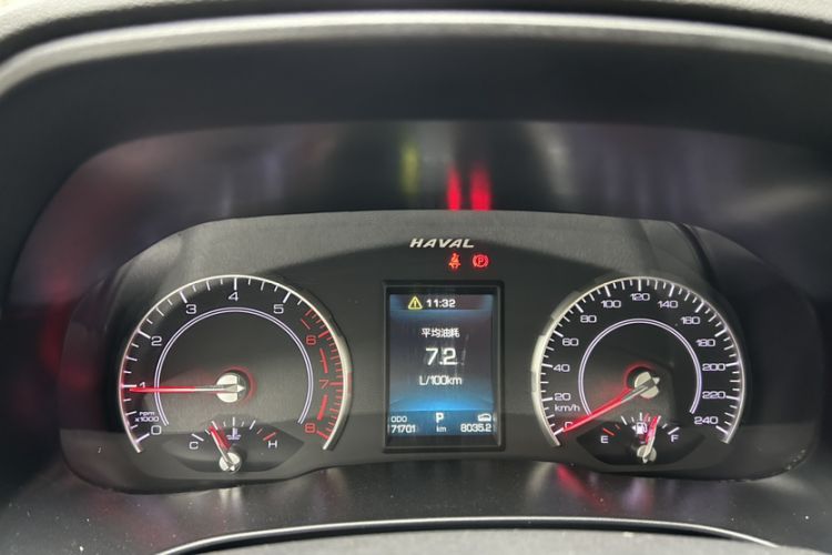 Used Haval H4 2020 Enjoy Edition 1.5T DCT Smart Odometer Close Up