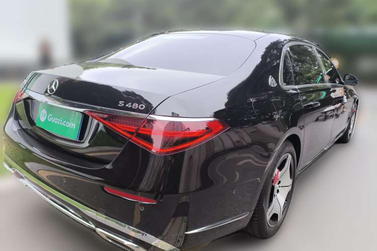 Used Mercedes-Benz Maybach S-Class 2021 S 480 4MATIC Rear Right 45 Deg